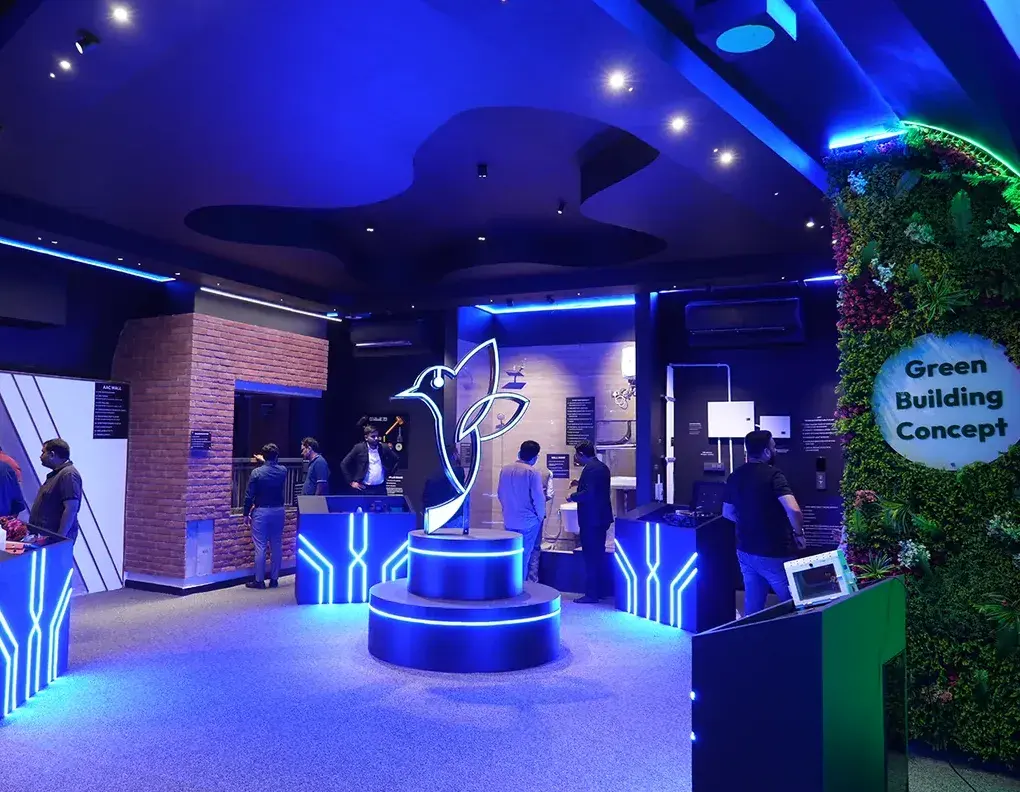 Inside the Rivanta experience centre